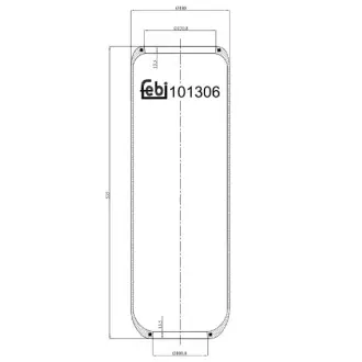 Сильфон пневматичної підвіски FE101306 FEBI BILSTEIN 101306