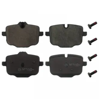 Комплект гальмівних колодок задній.), BMW 2 (G42, G87), 5 (F10), 5 (F11), 5 (G30, F90), 5 (G31), 6 (F12), 6 (F13), 6 GRAN COUPE (F06), 6 GRAN TURISMO (G32), 7 (G11 1.6-Electric 01.10- FE16812 FEBI BILSTEIN 16812