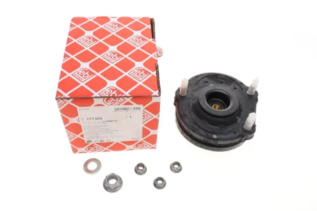 Подушка амортизатора (переднього) + підшипник Fiat Doblo 1.3D-2.0D 10- (L) FEBI BILSTEIN 177305