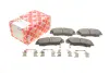 Комплект гальмівних колодок переднього., HYUNDAI ELANTRA VI, TUCSON, TUCSON/SUV KIA SPORTAGE IV 1.6-2.4 06.15- FE177321 FEBI BILSTEIN 177321 (фото 1)