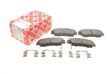Комплект гальмівних колодок переднього., HYUNDAI ELANTRA VI, TUCSON, TUCSON/SUV KIA SPORTAGE IV 1.6-2.4 06.15- FE177321 FEBI BILSTEIN 177321