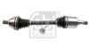 Піввісь (передня) (L) Volvo C30/S40/V50 1.6D 10-12 (36x26x582) FEBI BILSTEIN 182444 (фото 1)