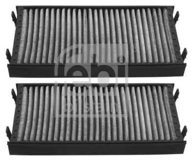 Фільтр салону BMW X5 (E70/F15)/X6 (E71/E72) 2.0-4.8 07- (вугільний) (к-кт) FEBI BILSTEIN 28414