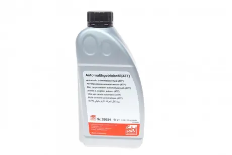 Олива ATF (1L) Dexron III/BMW ATF 6/Ford WSS-M2C922-A1/Toyota T-II,T-III FEBI BILSTEIN 29934