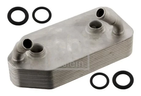 Масляний радіатор AUDI A3 SEAT CORDOBA, CORDOBA VARIO, CORDOBA VARIO/KOMBI, IBIZA II, LEON, TOLEDO II SKODA OCTAVIA I, OCTAVIA I/KOMBI VW BORA, BORA I, CALIFORNIA T4 CAMPER 1.0-3.2 08.88-12.13 FE33837 FEBI BILSTEIN 33837