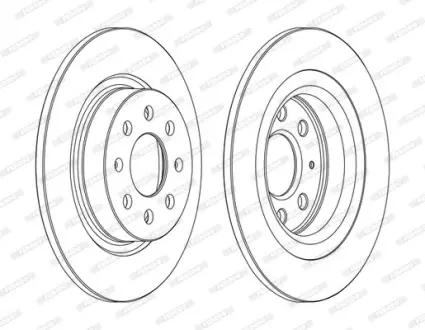 Диск гальмівний FERODO DDF1299C