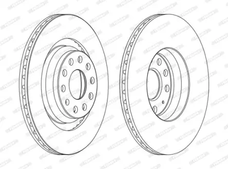Гальмівний диск FERODO DDF1503C