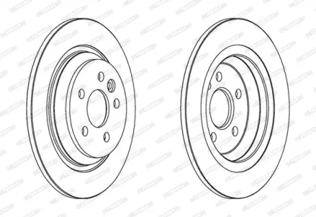 Диск гальмівний FERODO DDF1720C
