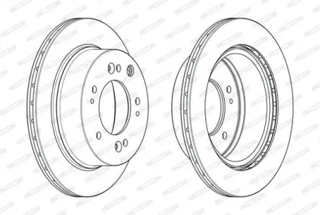 Диск гальмівний FERODO DDF2285C