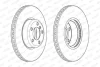 Диск гальмівний передн лів/прав BMW 1 (F20), 1 (F21), 2 (F22, F87), 2 (F23), 3 (F30, F80), 3 (F31), 3 GRAN TURISMO (F34), 4 (F32, F82), 4 (F33, F83), 4 GRAN COUPE (F36) 1.5-3.0H 07.11- DDF2403C-1 FERODO DDF2403C1 (фото 1)