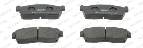 Комплект гальмівних колодок передн, CITROEN C-ZERO HONDA CIVIC III MITSUBISHI I PEUGEOT ION SUZUKI ALTO VI, SWIFT II 1.0-Electric 10.83- FERODO FDB1812