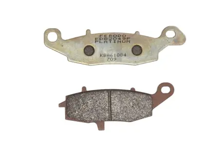 Тормозные колодки Нижн/задн, назначение: шоссейное, материал: platinum-P, 36,5x133,6x8,4мм KAWASAKI Z SUZUKI DL, GS, GSF, SV, VL, VZ 500-800 1996-2012 FERODO FDB2049P