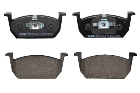 Комплект гальмівних колодок передн, AUDI A1, A1 ALLSTREET, A1 CITY CARVER SEAT ARONA, IBIZA V, LEON, LEON SC, LEON ST, LEON ST/KOMBI SKODA FABIA IV, KAMIQ, SCALA VW POLO VI 1.0-2.0D 09.12- FERODO FDB5069