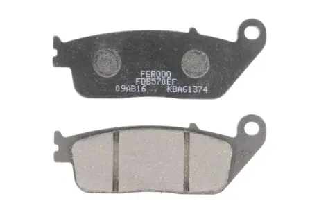 Тормозные колодки дисковые FERODO FDB570EF