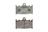 Гальмівні колодки передн, призначення: шосейне, матеріал: platinum-P, 46,1x69,9x8,3мм KAWASAKI GPZ, KLZ, VN, ZR, ZX-6R, ZX-9R, ZXR, ZZR SUZUKI GSF, GSR, GSX, GSX-R, RGV, SV, VS 250-2000 1990-2015 FERODO FDB574P (фото 1)