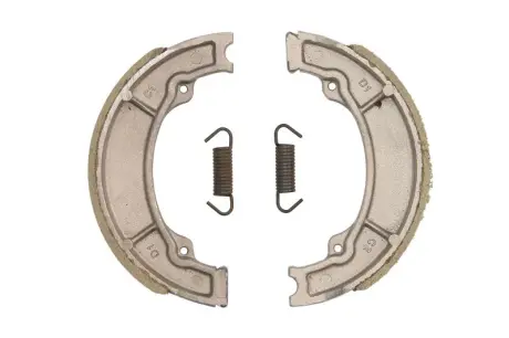 Тормозные колодки задние 130x28мм (EN) With springs: Да APRILIA SCARABEO MBK YN, YQ PEUGEOT TWEET SACHS ROADSTER YAMAHA DT, RD, SR, TT, XC, XT, XV, XVS, YFM, YN, YQ, YZ 80-600 1976-2010 FERODO FSB733A