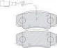 Комплект гальмівних колодок задн, NISSAN CABSTAR, NT400 CABSTAR RVI MAXITY 2.5D/3.0D 09.06- FERODO FVR4054 (фото 2)