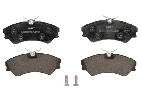 Комплект гальмівних колодок передн, VW TRANSPORTER T4 1.8/1.9D 07.90-04.03 FERODO FVR785