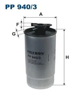 Фильтр топливный в сборе FILTRON PP9403
