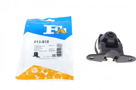 Кронштейн кріплення глушника Peugeot 307 2.0 HDi 00- (гумометалевий) FA1 Fischer Automotive One (FA1) 213-916