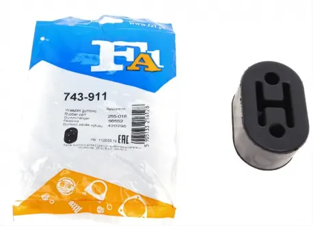 Гумка глушника Hyundai i30 1.4/1.6 CRDi 07-16/Mitsubishi Pajero 3.2 DI-D 00- FA1 Fischer Automotive One (FA1) 743-911