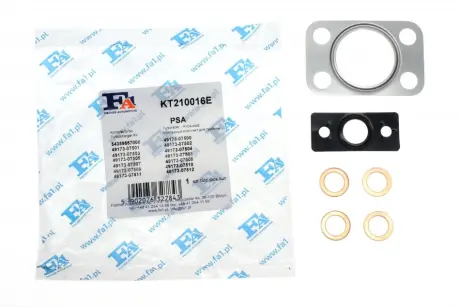 Комплект прокладок турбіни Citroen Berlingo/Peugeot Partner 1.6HDI 08- FA1 Fischer Automotive One (FA1) KT210016E
