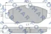 Колодки гальмівні дискові FOMAR FO 929381 (фото 1)