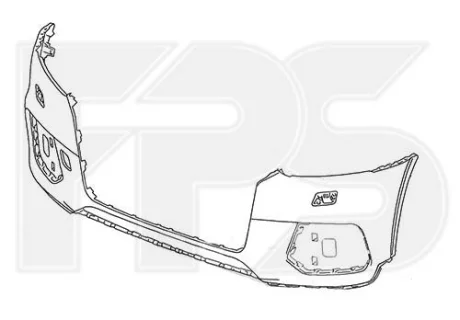 Бампер FPS FP 1218 900-P