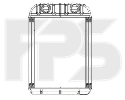 Радіатор пічки FPS FP 12 N197