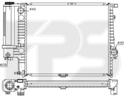 Радіатор охолодження FPS FP 14 A18