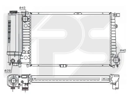 Радіатор охолодження FPS FP 14 A24