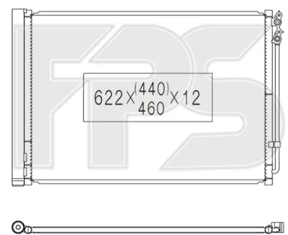 Конденсатор кондиціонера FPS FP 14 K327