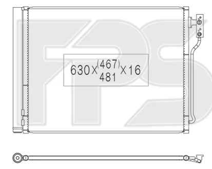 Конденсатор кондиціонера FPS FP 14 K345