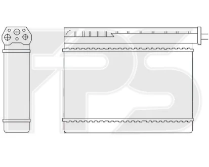 Радіатор пічки FPS FP 14 N102