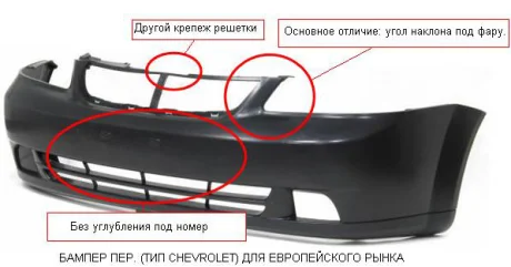 Бампер FPS FP 1704 904