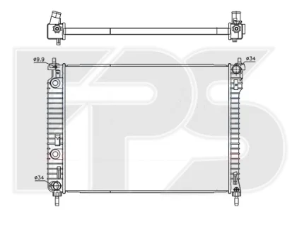 Радіатор охолодження FPS FP 17 A100