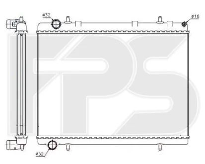 Радіатор охолодження FPS FP 20 A1442