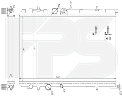 Радіатор охолодження FPS FP 20 A81