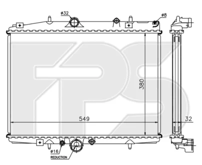 Радіатор охолодження FPS FP 20 A845