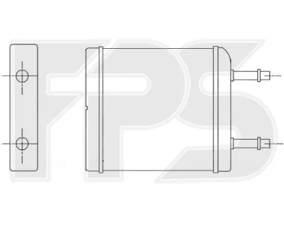 Радіатор пічки FPS FP 22 N72