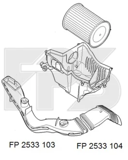 Ремчастина пластикова FPS FP 2533 103