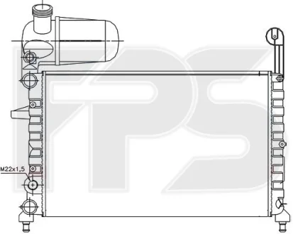 Радіатор охолодження FPS FP 26 A786