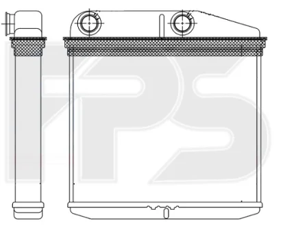 Радіатор пічки FPS FP 26 N191