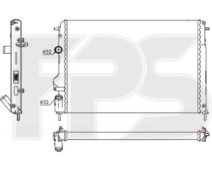 Радіатор охолодження FPS FP 27 A399