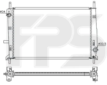 Радіатор охолодження FPS FP 28 A162