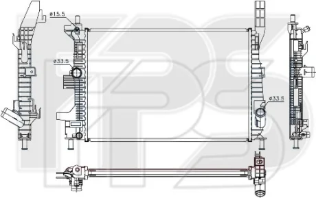 Радіатор охолодження FPS FP 28 A334