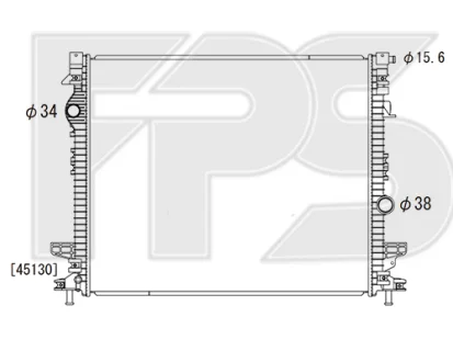 Радіатор охолодження FPS FP 28 A615