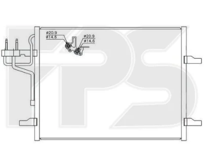 Конденсатор кондиціонера FPS FP 28 K152