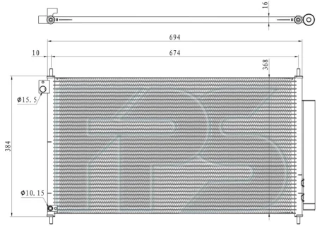 Конденсатор кондиціонера FPS FP 29 K302