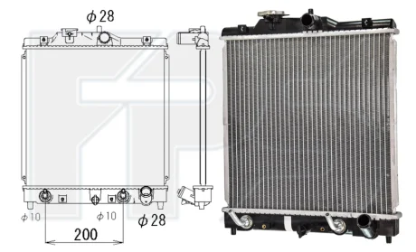Радіатор охолодження FPS FP 30 A582